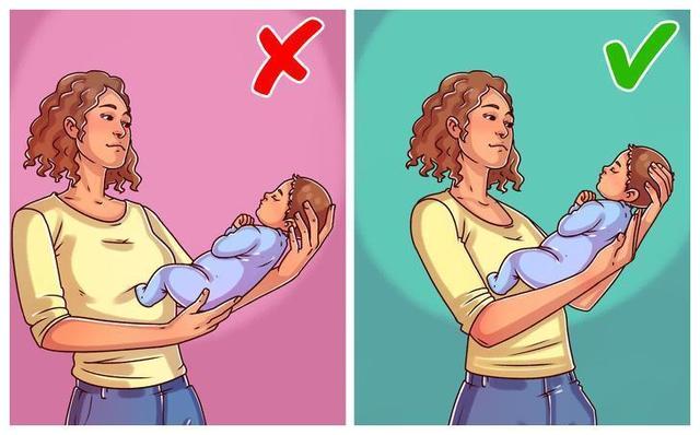 怎样抱宝宝才正确图片图片