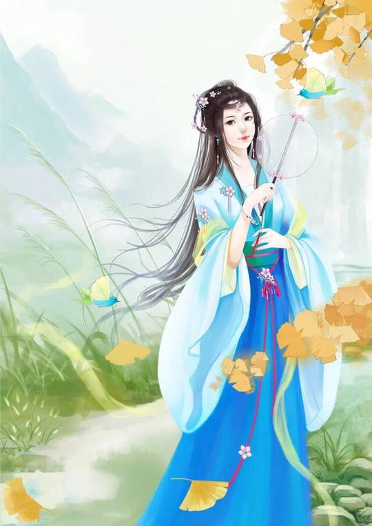古风手绘美人佳佳dk