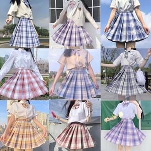 日系合集正版正统jk格裙中牌学生jk制服套装温柔一刀水手服百褶裙