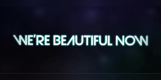beautifulnow文字排字幕歌词_1280x536_高清视频素材