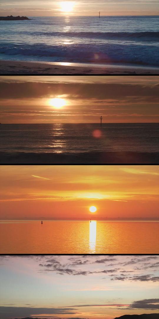 海上日出美景高清实拍视频素材