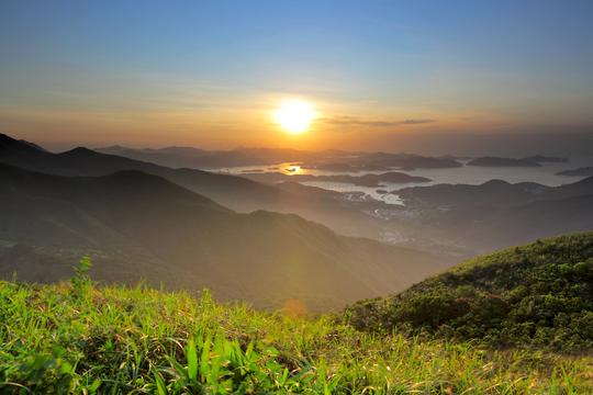 日出_香港_乡村_图片大全—全景创意图库（quanjing.com）中国领先的正版图片视频素材网站