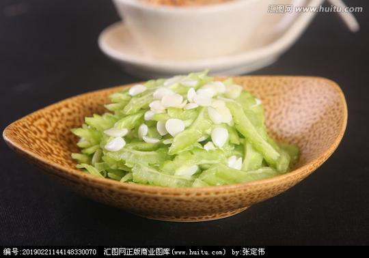 中国菜系查看相似图收藏举报>凉瓜杏仁凉拌苦瓜冰脆苦瓜炒百合