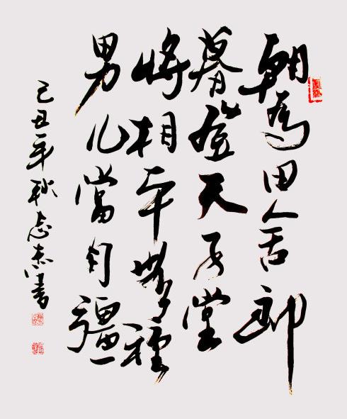[朝为田舍郎&lt;/strong&gt;,暮登天子堂.将相本无种,男儿当自强.]