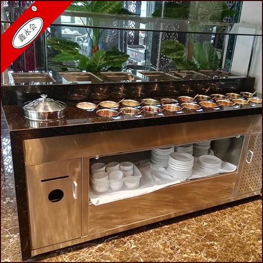 定做火锅店调料台商用厨房餐厅自助冷藏保鲜串串酱料台厂家直销