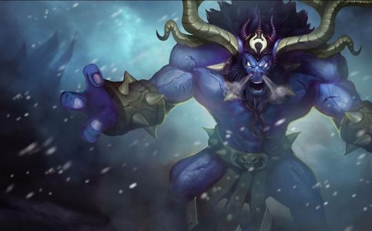 lol欧服钻石排位牛头酋长vs:风暴之怒风女辅助