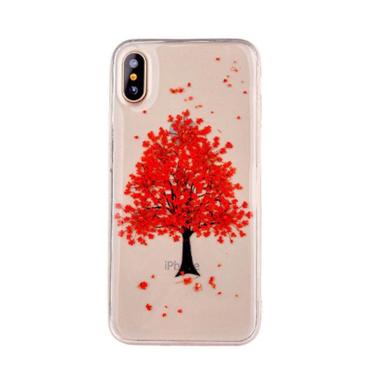 爆款iphonex/xr适用tpu干花滴胶手机壳任意型号批发定制加工