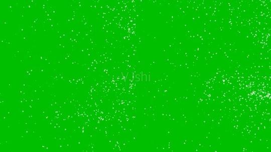 【绿幕绿屏】雪花落下