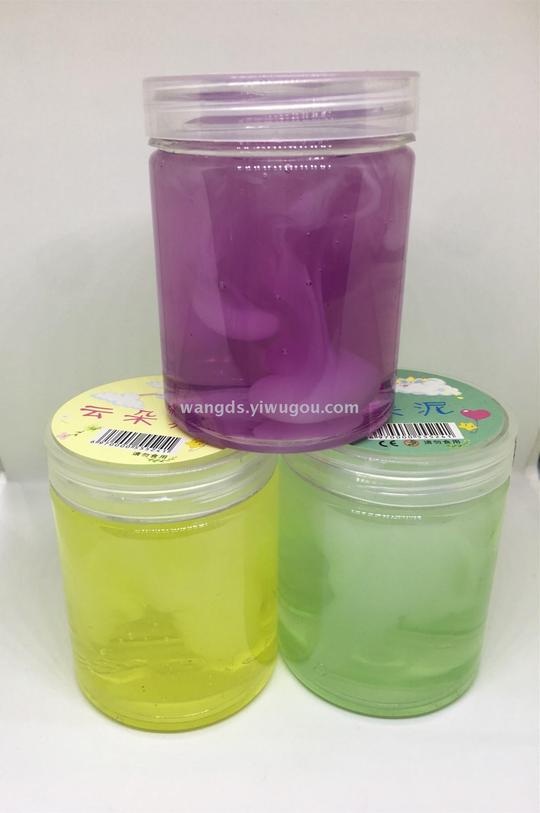 新款史莱姆瓶子包装云朵泥diy水晶泥水果软陶