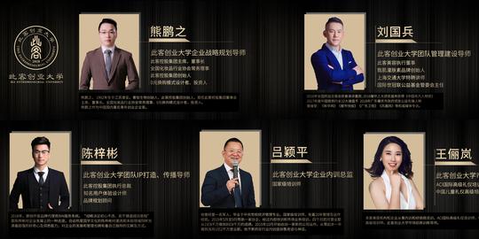 此客创业大学导师团队