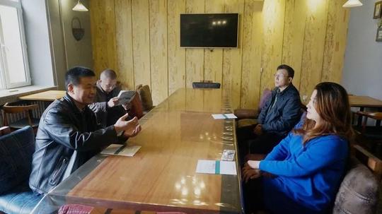 黑龙江省冶金研究所所长刘伯驰等一行莅临云创咖啡创业孵化基地参观考