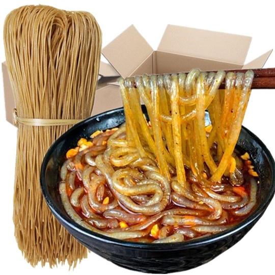 山东特产红薯大宽粉条火锅粉条正宗红薯粉细粉粗红苕粉条1-5斤【粗粉条】5斤酸辣粉专用纸箱发货