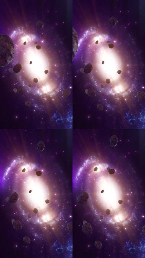 抖音陨石宇宙星空特效背景