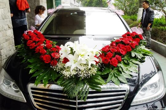 花艺手捧花车花