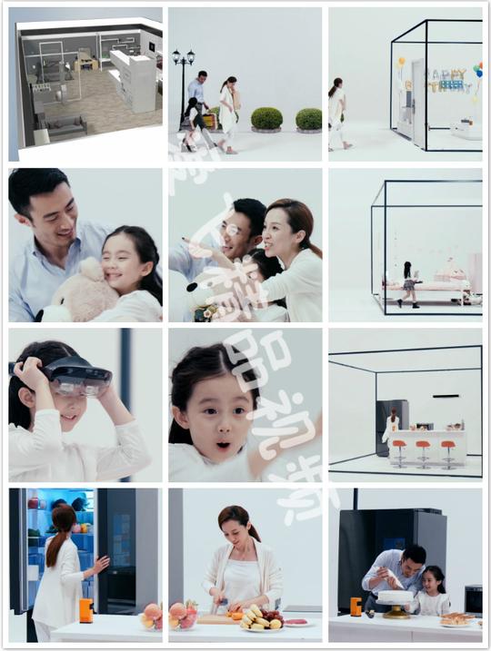 ai智能家庭居家生活娱乐厨房睡觉运动屏幕数字vr工作健康视频素材