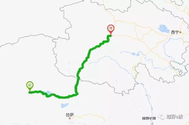 尼玛县-那曲-格尔木1318km