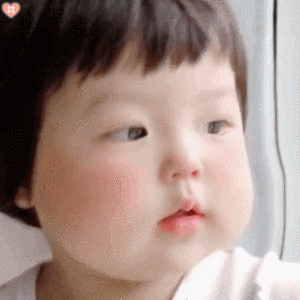 萌娃小手比心特效表情可爱