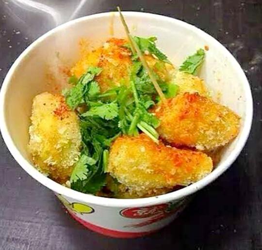 雪花臭豆腐!