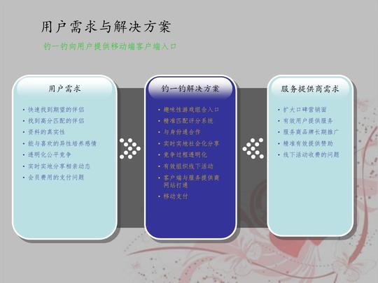 互联网+创业大赛项目计划书钓一钓ppt