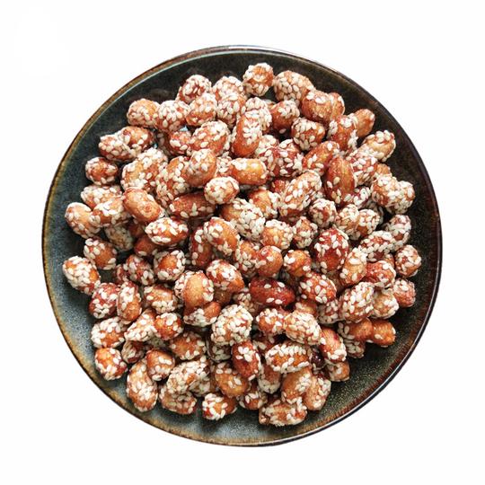 蜂蜜花生芝麻水晶花生甜味花生米油炸散装香脆糖衣花生豆零食蜂蜜花生5斤