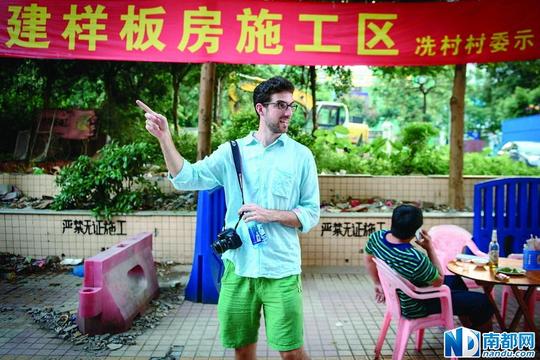 走过冼村市场附近的大排档,傍晚下班时间大排档的生意开始旺起来,来