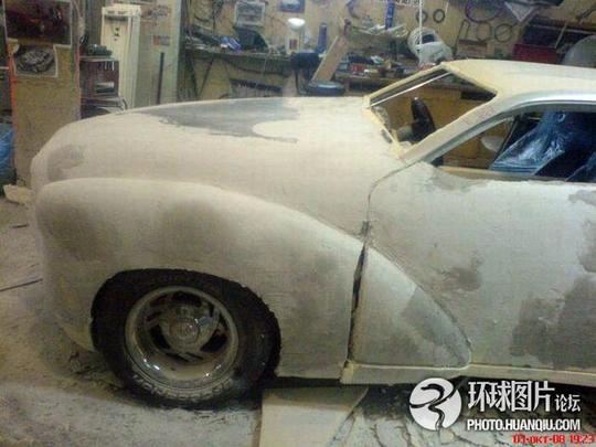 牛人!亲眼目睹报废车辆变豪车(组图)