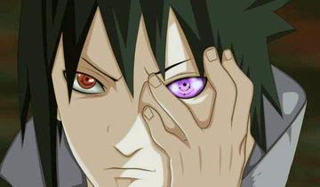 火影忍者睁眼写轮眼邪恶表情