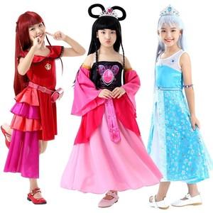 叶罗丽衣服儿童真人古风cos演出服萝莉孔雀夜萝莉儿童女裙子服装