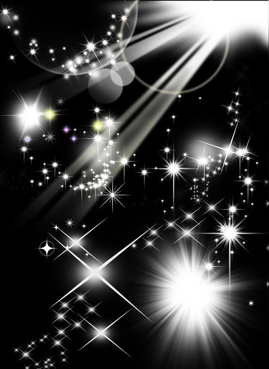 星光ps素材星光射线闪光素材星星