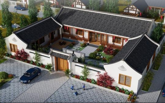 农村建个三合院怎么样?住着舒服，做民宿赚钱，网友:有地我就建!