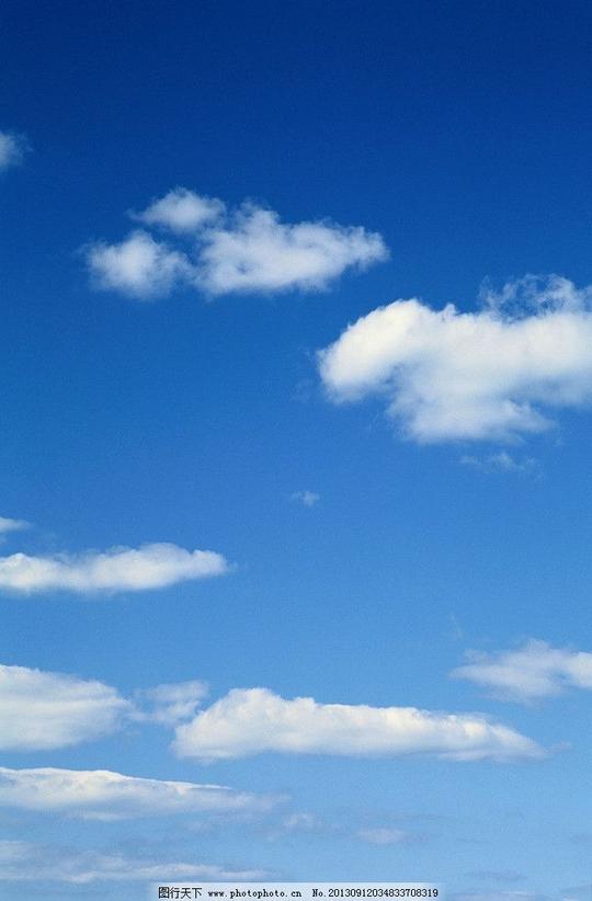 天空背景素材蓝天白云万里晴空天空素材云朵云层壁纸底纹