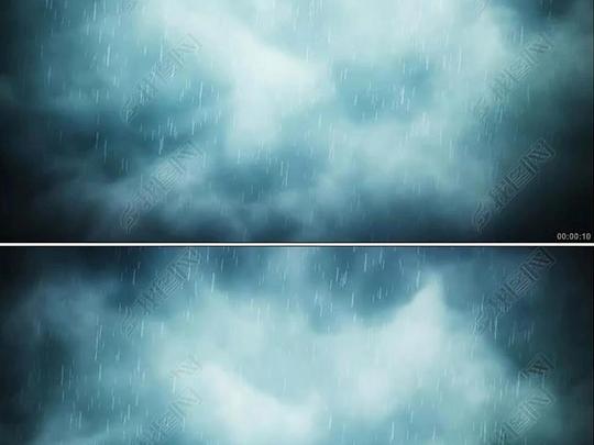 打雷闪电下雨无缝循环背景视频素材