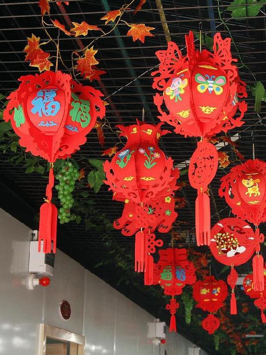 2021新年灯笼吊灯元旦过年春节花灯室内客厅装饰布置中国风小挂饰