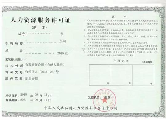 人力资源许可证:人才中介和职业中介的区别