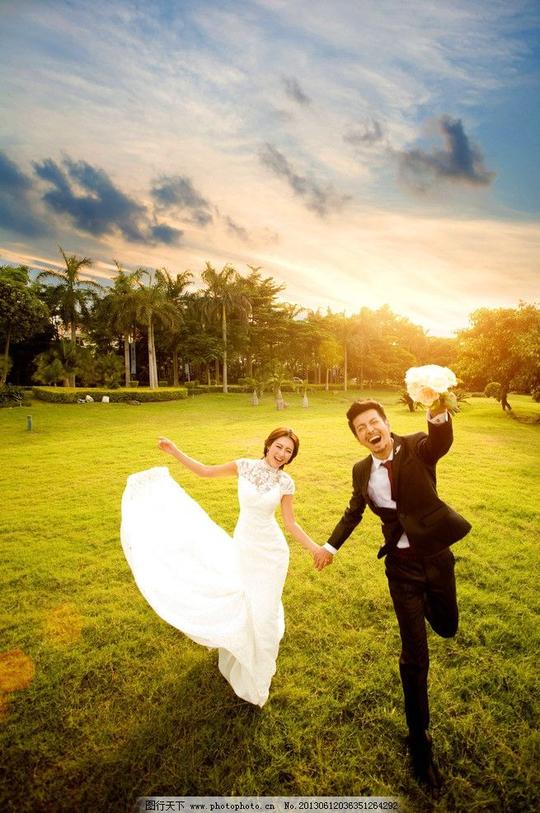 婚纱新婚非主流婚纱照幸福恋人psd分层素材源文件人物摄影人物