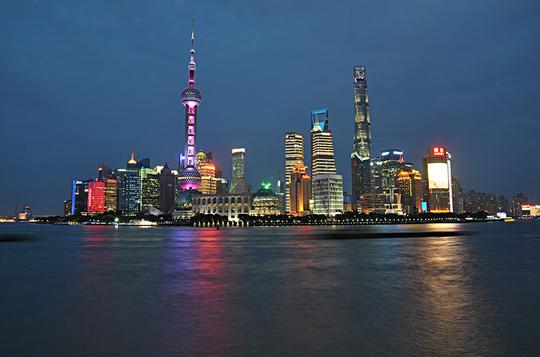 上海城市夜景_图片大全—全景创意图库（quanjing.com）中国领先的正版图片视频素材网站