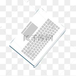 灰色的键盘免抠图