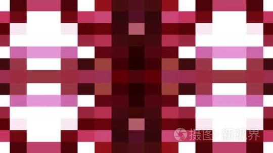 抽象像素块移动背景新质量通用运动动态动画片复古多彩欢快的舞蹈音乐视频素材短视频
