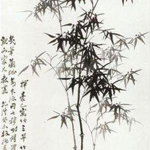 清代郑板桥水墨画