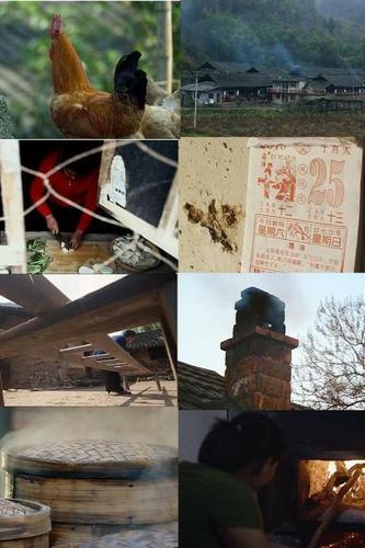 记忆中的家乡农村景象视频素材村庄山村破旧老房子土房子灶火