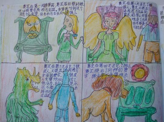《绿野仙踪》绘本_何嘉琦-_新浪博客