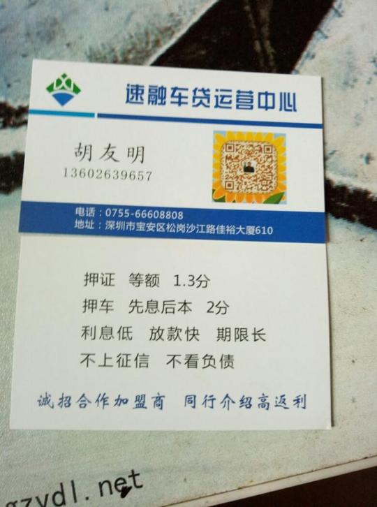 速融车贷