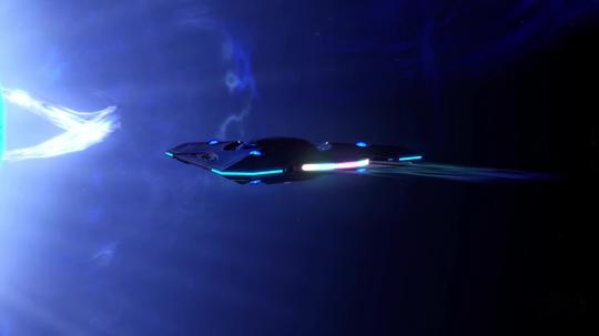 太空科技宇宙飞船战舰素材_3840x2160_高清视频素材