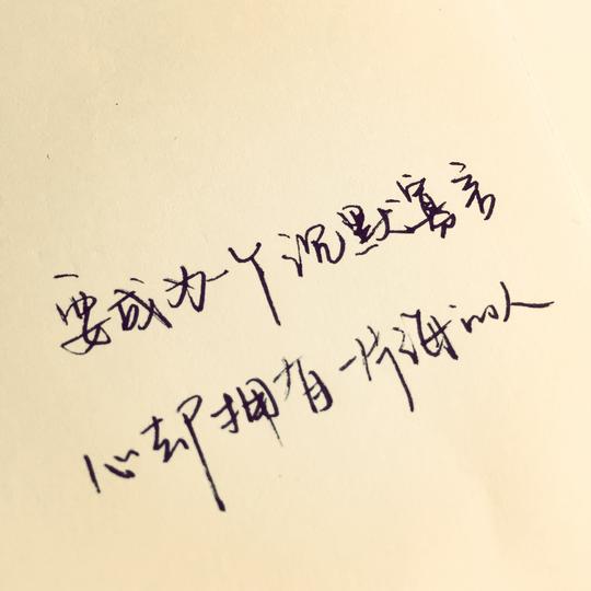 手写原创文艺短句句子治愈青春温暖励志文字为收集
