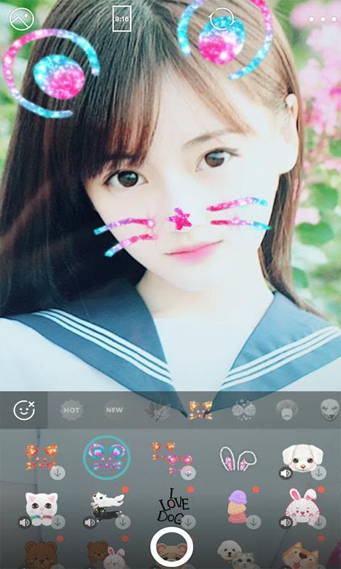 【动态贴纸】猫须,腮红,兔耳朵动起来,动次打次普通的摇～.