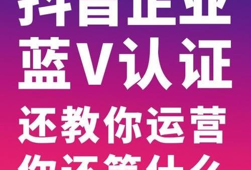 珠海东莞惠州梅州抖音企业蓝v认证销售服务专业抖音代运营代理商