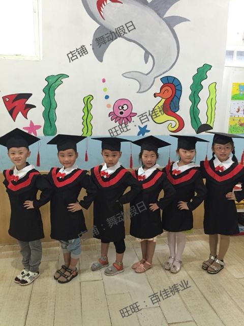 儿童博士帽幼儿园学士帽中小学生毕业典礼学位帽子影楼摄影表演服