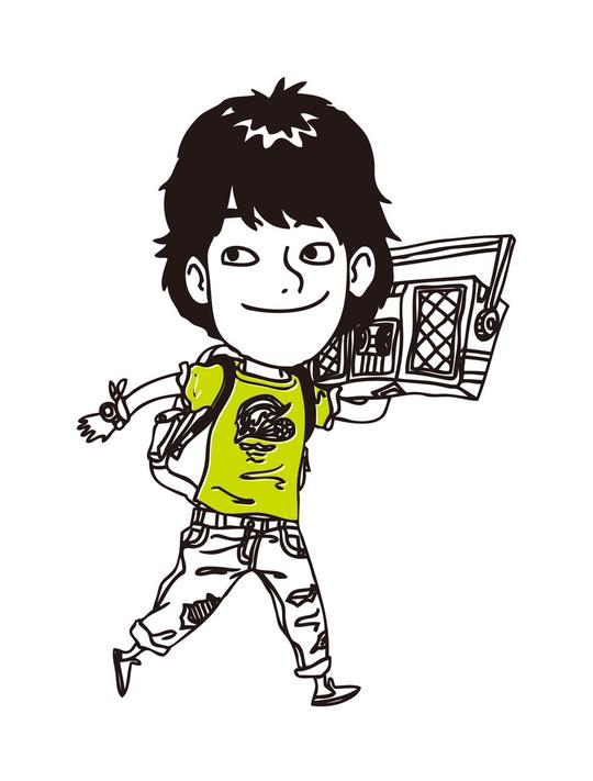 男人,录音机