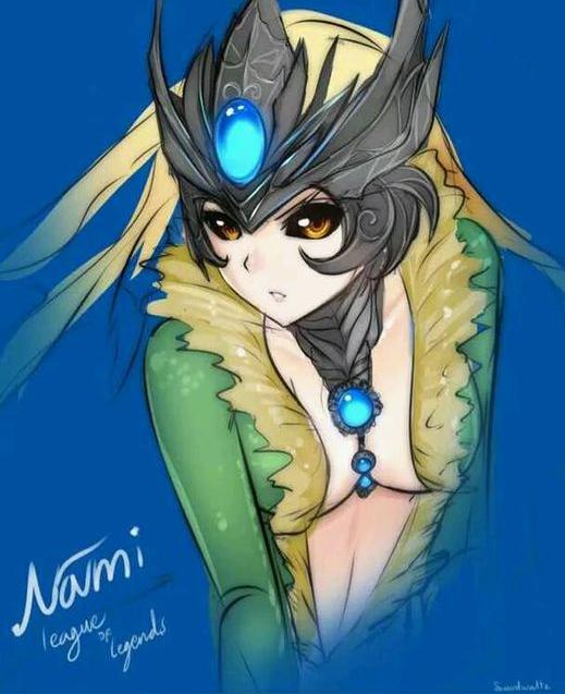 英雄联盟lol娜美萌图可爱唤潮鲛姬游戏人鱼nami