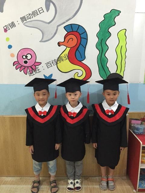 儿童博士帽幼儿园学士帽中小学生毕业典礼学位帽子影楼摄影表演服